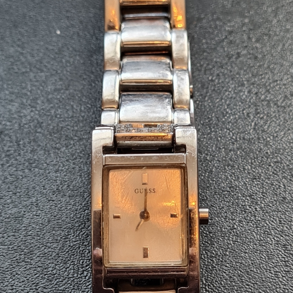 🌟HOST PICK 🌟GUESS G-Lite Silver Dial Ladies Crystal Bangle Watch - Picture 8 of 9
